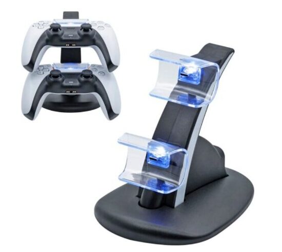  PS5 įkrovimo stotis – įkroviklio valdiklis / žaidimų valdiklis Playstation Black